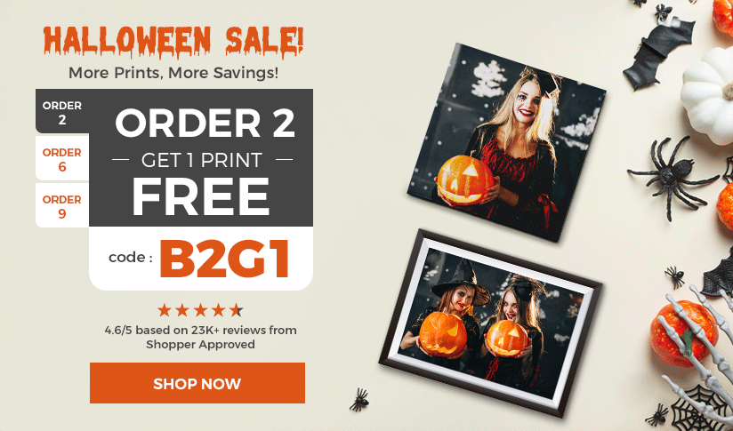 Halloween sale! More Prints, More Savings!