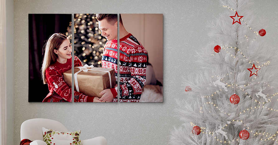 Split Canvas Prints White Elephant Gift Idea