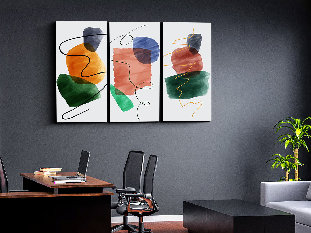 Split Canvas Prints for office lobby