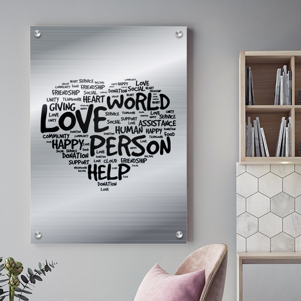 Word Art Canvas White Elephant Gift Idea