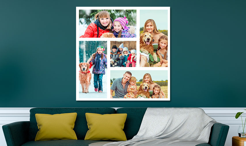 Kids Room Decor Canvas Photo Collage