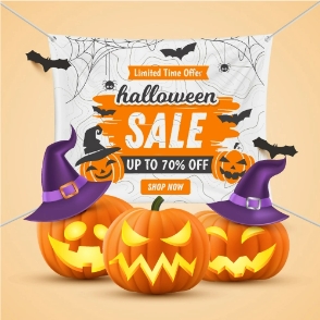 Halloween Canvas Banner 