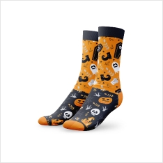 Halloween Photo Socks 