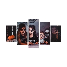 Halloween Split Canvas Prints 