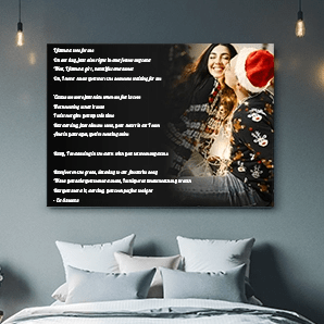 Lyrics on Canvas White Elephant Gift Idea