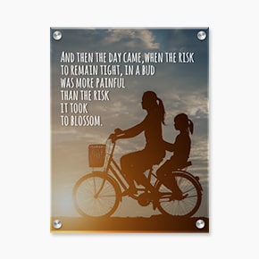 Custom Song Lyrics On Acrylic Print Australia CanvasChamp