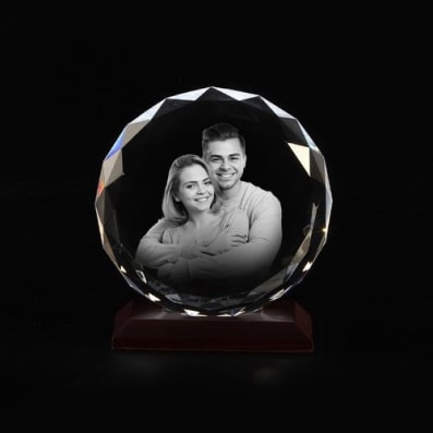 3D Photo Crystal for Couples 3D Photo Crystal for Couples