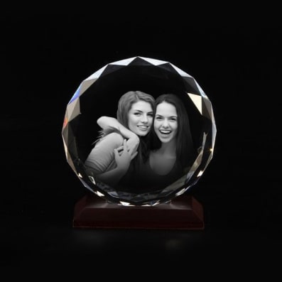 3D Photo Crystal for Friend 3D Photo Crystal for Friend