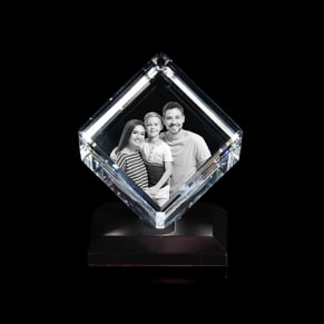 Diamond 3D Crystal Cubes Diamond 3D Crystal Cubes
