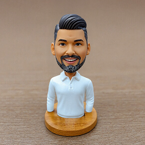 3D Half Body Bobbleheads with Hand-Painted Finish