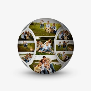 Three Photos on Soccer Ball