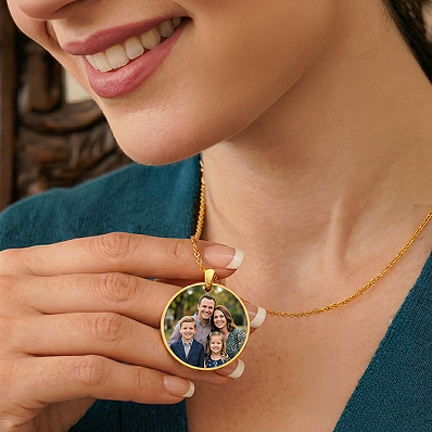 Round Keychain Pendant