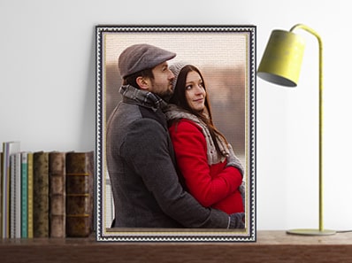 Couple Photo Frame Canvas Prints Australia CanvasChamp