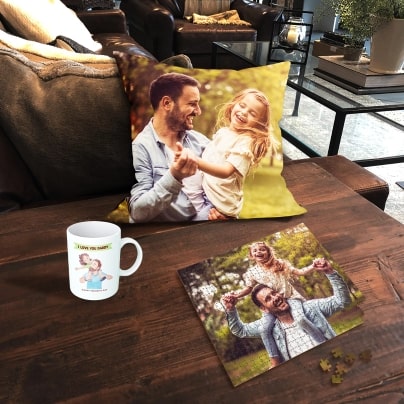 Canvas Prints, Photo Pillow and Photo Puzzle Bundle