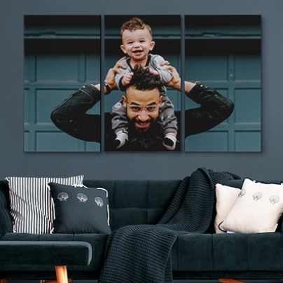 Custom Split Canvas Prints Father's Day Sale 