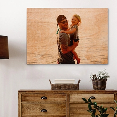 Custom Wood Photo Prints Father's Day Sale 