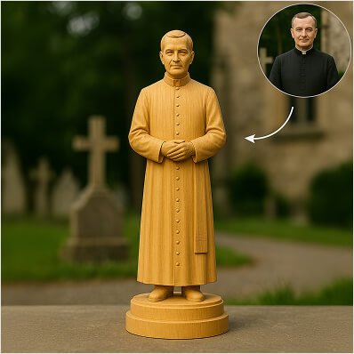 Memorial Wood Statues